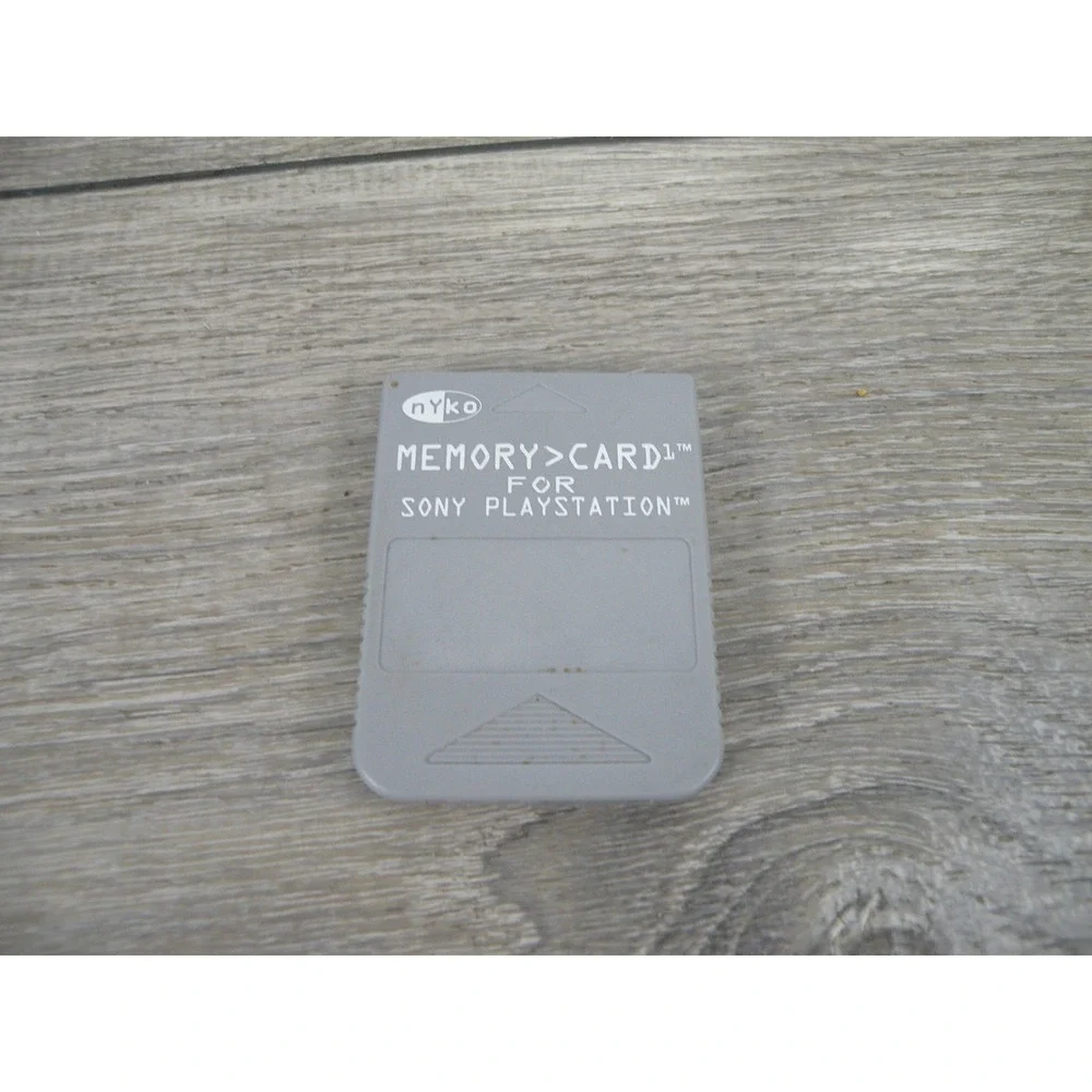 Nyko Memory Card for Original Sony PlayStation PS1 PSX Console Gray